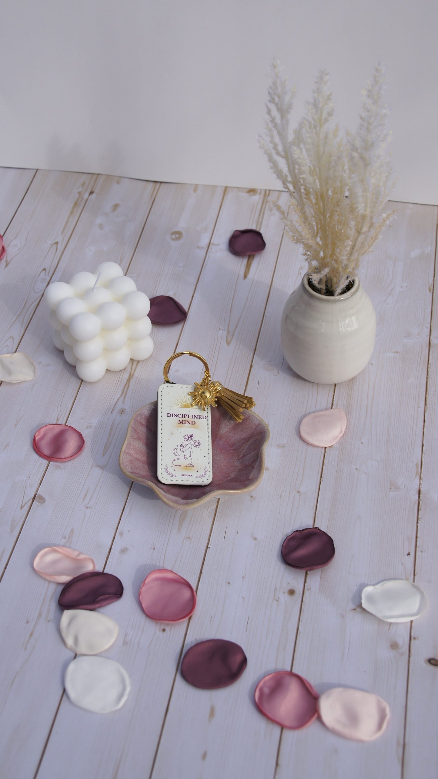 Belivra “Disciplined Mind” Keychain – Mindset Collection