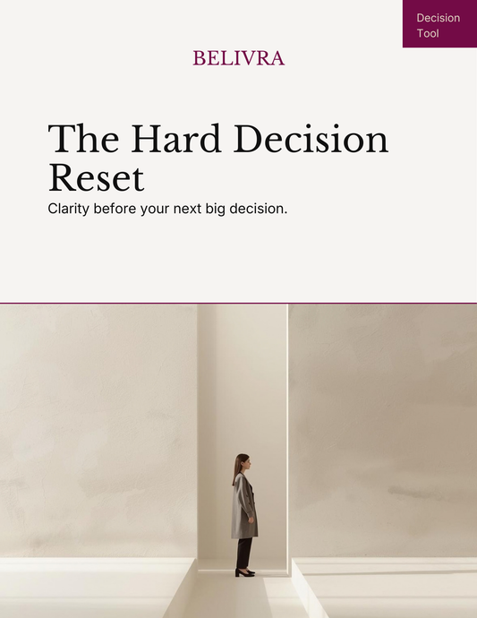 Decision clarity workbook for women making hard life decisions